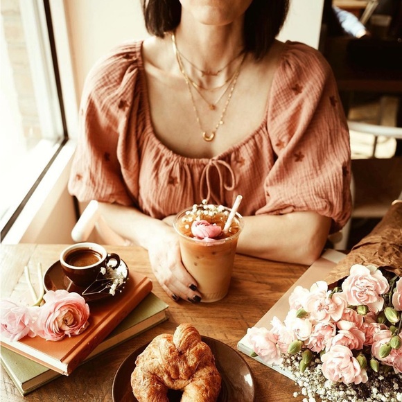 NWOT embroidered The Lindsay Dress - Picture 3 of 7